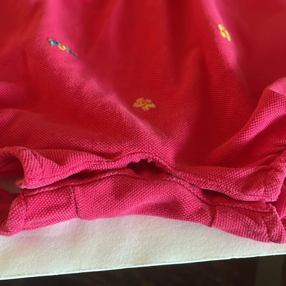 Ralph Lauren 12M baby girl polo romper